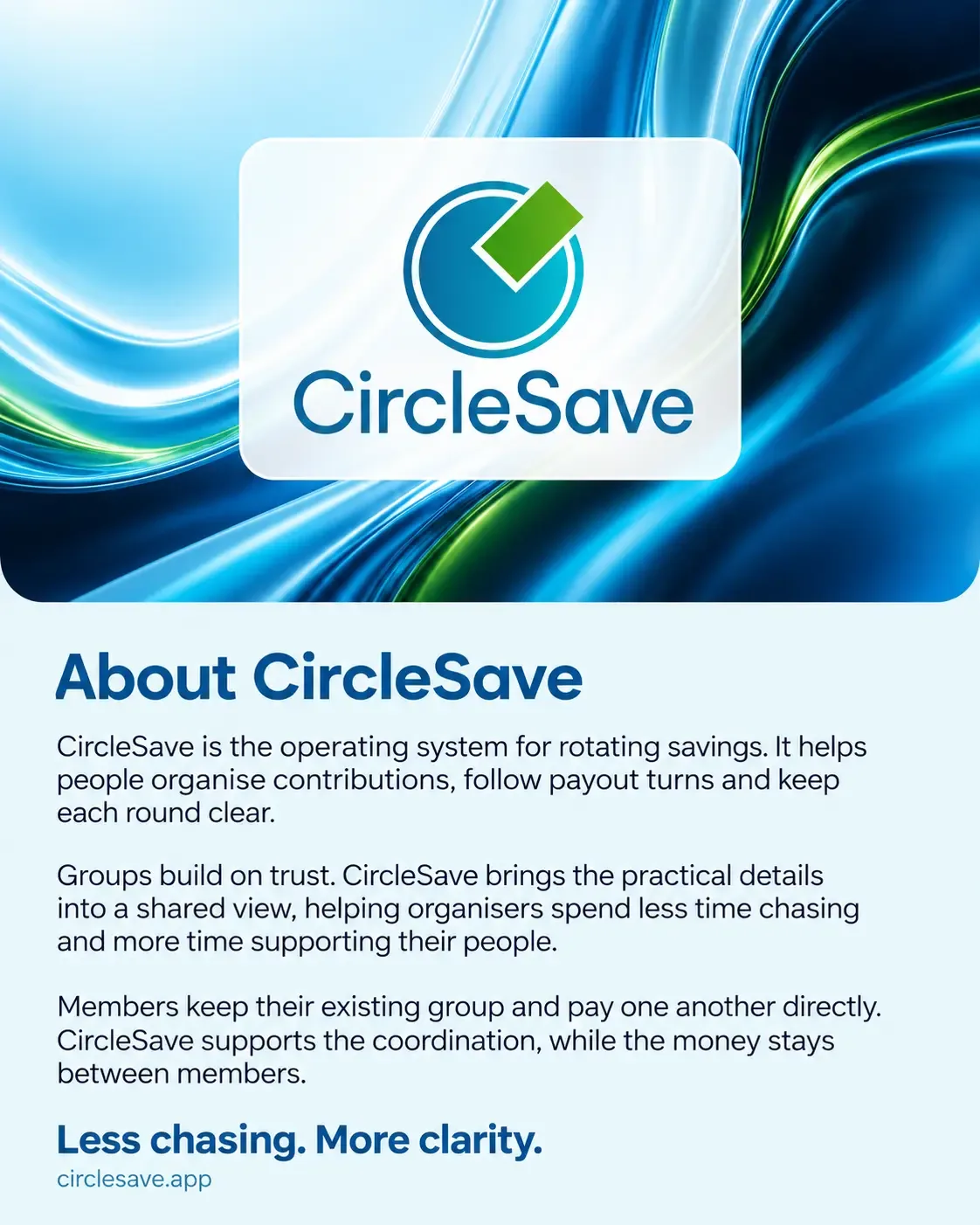 CircleSave campaign artwork