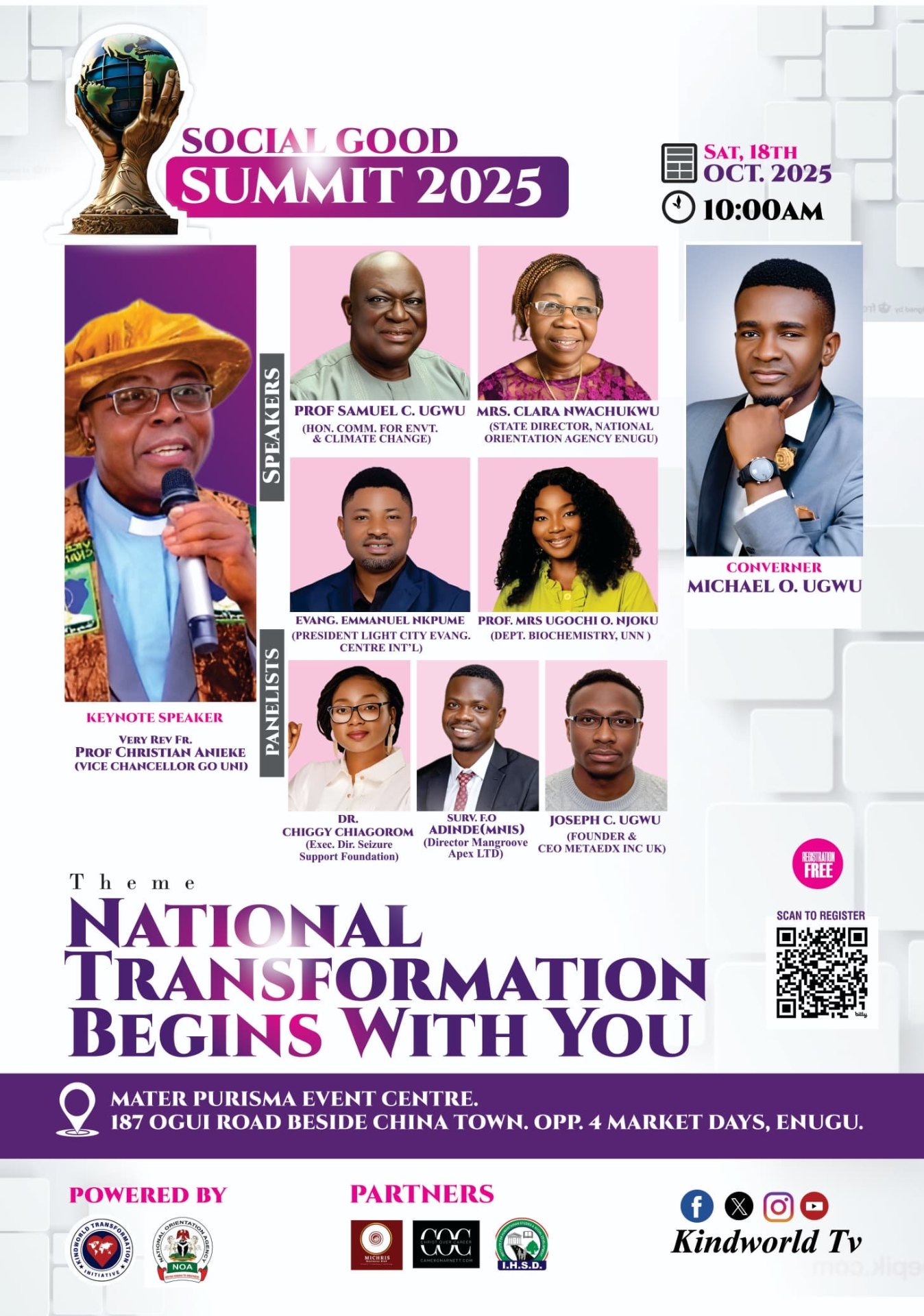 Social Good Summit 2025 — National Transformation Begins With You — event photo