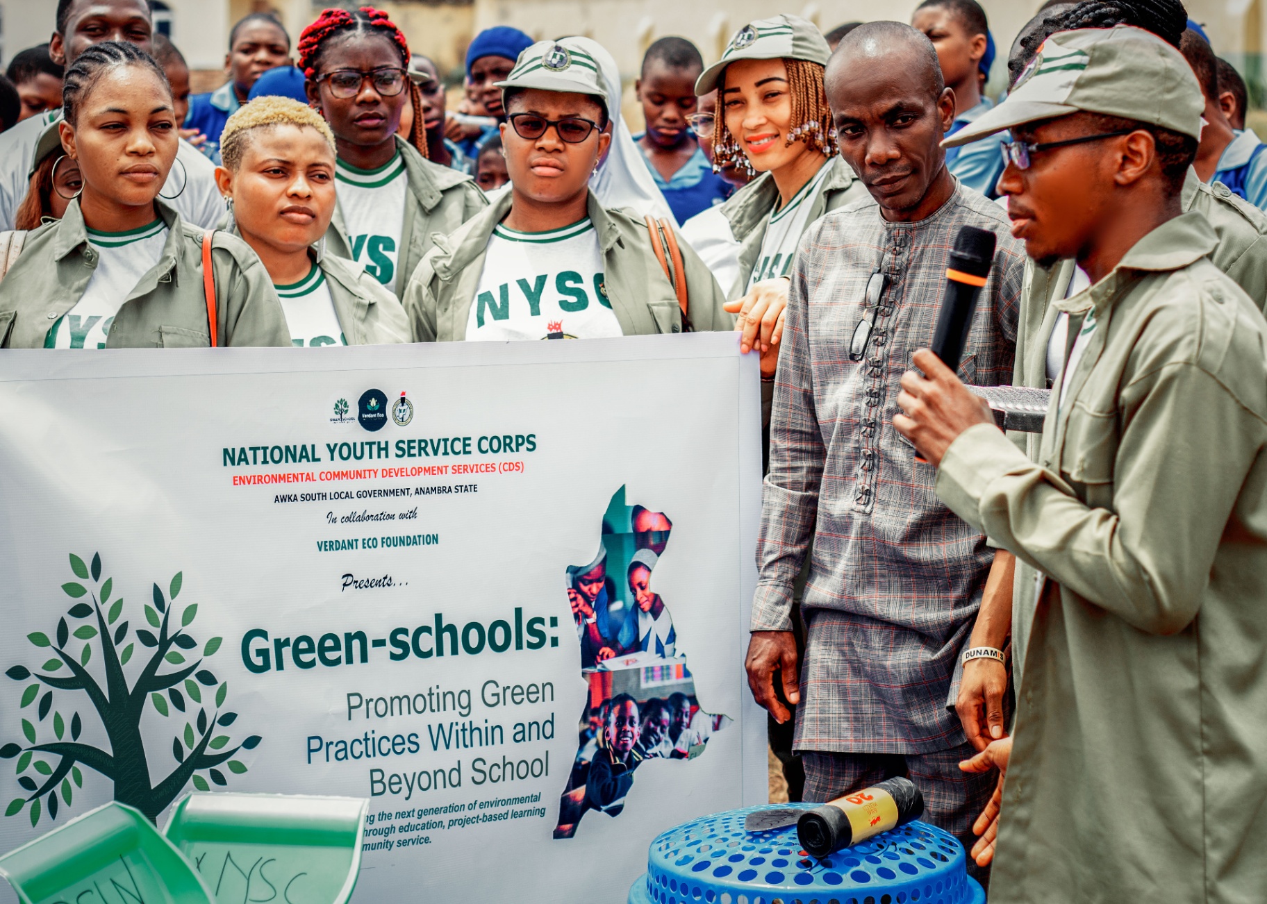 NYSC × Verdant Eco Foundation — promoting green practices within and beyond schools, from programme launch to community handover.