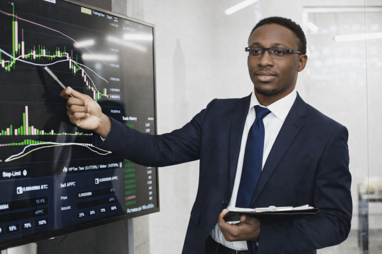 Joseph Ugwu presenting analytics — the discipline of the daily practice