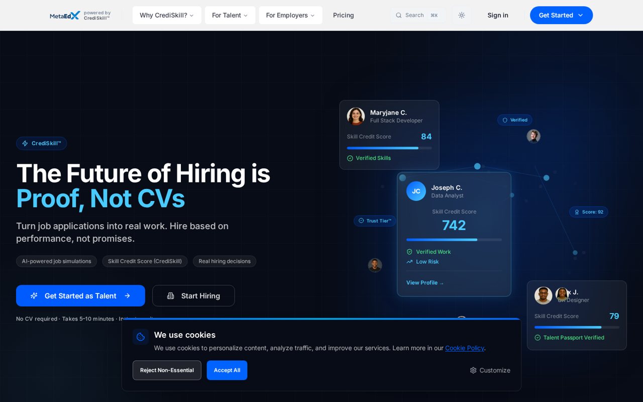 MetaEdx — live site preview