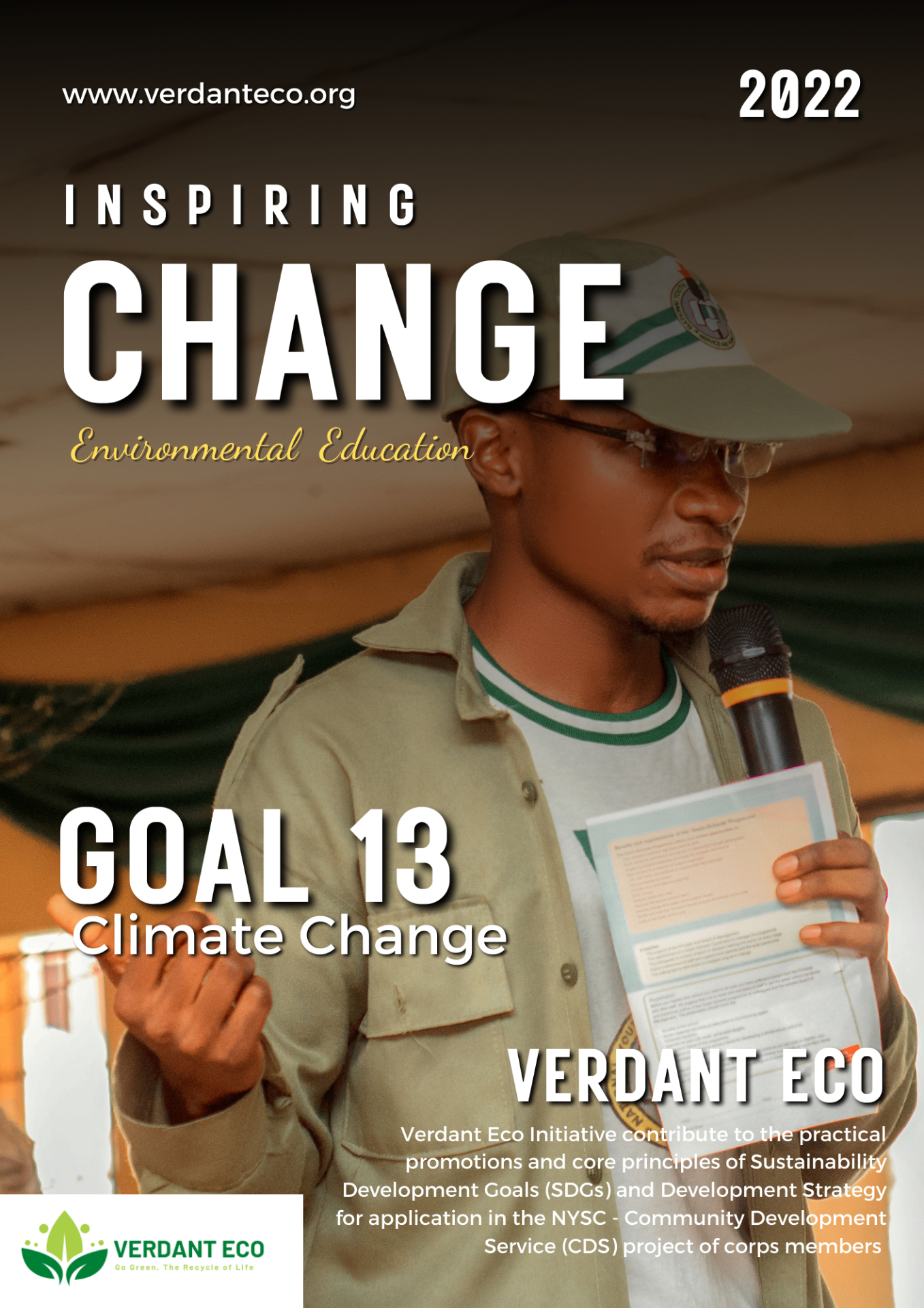 Verdant Eco Initiative · SDG Goal 13 · Climate Change (2022).